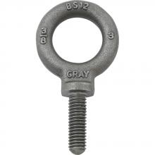 Gray Tools BS12 - 3/8-16 Shoulder Pattern Eye Bolt, 1-1/4" Shank