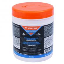 Walter Surface 53G615 - H-Duty Degreasing Scrub Wipes - 80ct