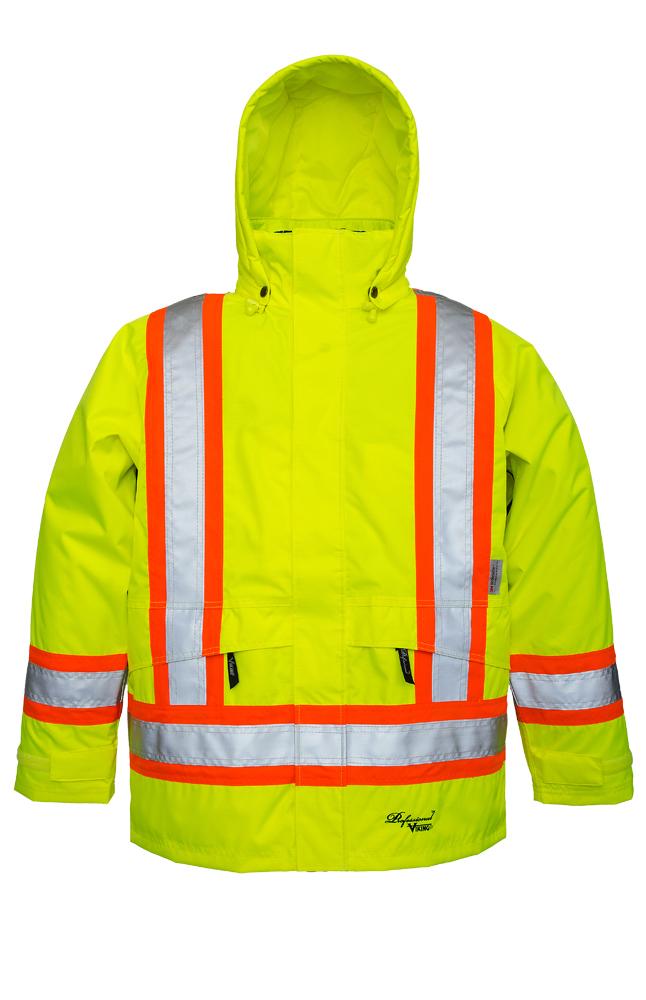Louisiana Professional Wear 440AHJ Gold Rain Jacket w/ Attached Hood