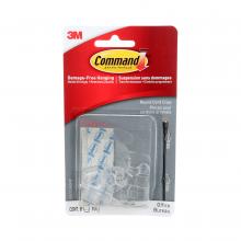 3M 7100228790 - Command™ Cord Clips 17017CLR8OFEF, Clear, Value Pack 8 Clips/10 Strips/Pack