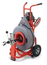 RIDGID Tool Company 60072R - Machine, Standard Accessories, and 3/4" x 100' Hollow Core Cable.