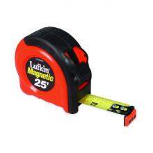 Crescent Lufkin L748MAG - 1" x 8m/26' 700 Series Magnetic SAE/Metric Yellow Clad Tape Measure