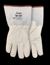Watson Gloves 549-M - VAN GOAT ANSI CUT 4 GOATSKIN GAUNTLET - MEDIUM