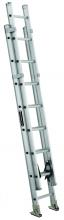 Louisville Ladder Corp AE1216HD - 16' Aluminum Extension Ladder, Type IAA, 375 lb Load Capacity