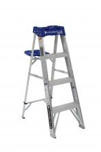 Louisville Ladder Corp AS2104 - 4' Aluminum Step Ladder, w/Molded Pail Shelf, Type I, 250 lb Load Capacity
