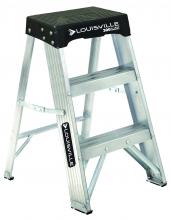 Louisville Ladder Corp AS3002 - 2' Aluminum Step stool,  Type IA, 300 lb Load Capacity
