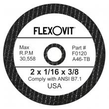 Flexovit Abrasives F0120 - REINFORCED CUTOFF WHEEL
