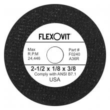 Flexovit Abrasives F0240 - REINFORCED CUTOFF WHEEL