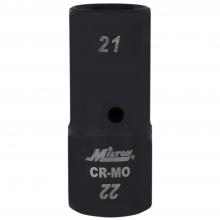 Milton 1300-FS-21X22mm - Socket, Flip, 1/2" Dr., 21mm x 22mm