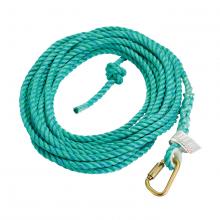 PIP Canada FP16EPS/25 - PIP DYNAMIC, POLYESTER ROPE, VERTICAL LIFELINE, BLACK, 25 FT, CERTIFIED CSA  Z259.2.5-17