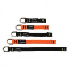 Ergodyne 19701 - 3700 5-pack Variety Black and Orange Web D-Ring Tool Tails - 2lbs