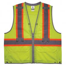 Ergodyne 24173 - 8231TV S/M Lime Class 2 Hi-Vis Tool Tethering Safety Vest
