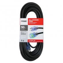 Prime Wire & Cable SEEC732730 - 50ft 14/3 SJOOW All-Rubber™ Outdoor Extension Cord