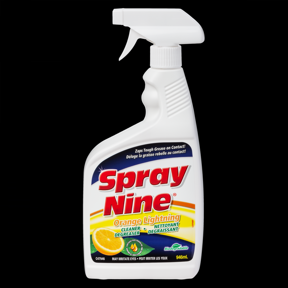 Spray Nine® Orange Lightning Cleaner/Degreaser, 946mL Bottle