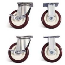 Knaack 516 - 6in Poly Caster Set with Brakes