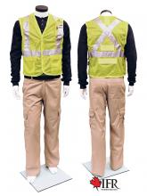 IFR Workwear 1715-7130-2XL - Yard Vest - Style 1715 - Lime - 2XL
