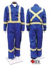 IFR Workwear ASB3108-62 - Avenger Coverall Style 3108 WS Blue 7oz - 60-62