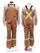 IFR Workwear ASC3122-2XL - Avenger Duck Non Insulated Bib Pants Style 122 - WS - Carmel 11oz - 2XL