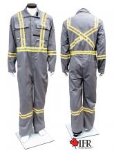 IFR Workwear ASGY3108-62 - Avenger Coverall Style 3108 WS Grey 7oz - 62