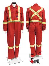 IFR Workwear ASR3108-62 - Avenger Coverall Style 3108 WS Red 7oz - 60-62