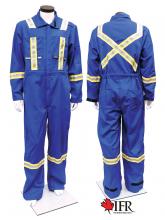 IFR Workwear USB107-32 - Ultrasoft Coverall Style 107 Contractor WS Blue 7oz - 32