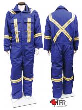 IFR Workwear USB201-2XL - Ultrasoft Ins. Coverall Style 201 WS Blue - 2XL