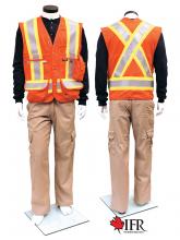 IFR Workwear USO1130-4XL - Ultrasoft Cruiser Vest Style 1130 WS Orange 7 oz - 4XL