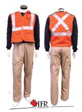 IFR Workwear USO1715-L - Ultrasoft Vest Style 1715 WS Orange 7oz - L