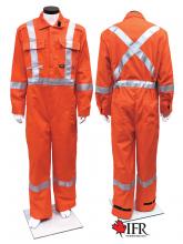 IFR Workwear USO408-62 - UltraSoft Coverall Style 408 WS Orange 7oz - 60-62
