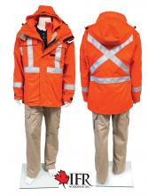 IFR Workwear USO513-2XL - 3 in 1 Parka Style 513 WS Orange - 2XL