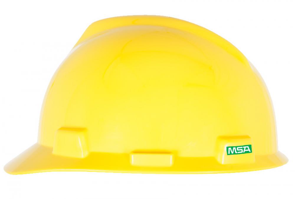 V-Gard GREEN Slotted Cap, Yellow, 4-Point Fas-Trac III